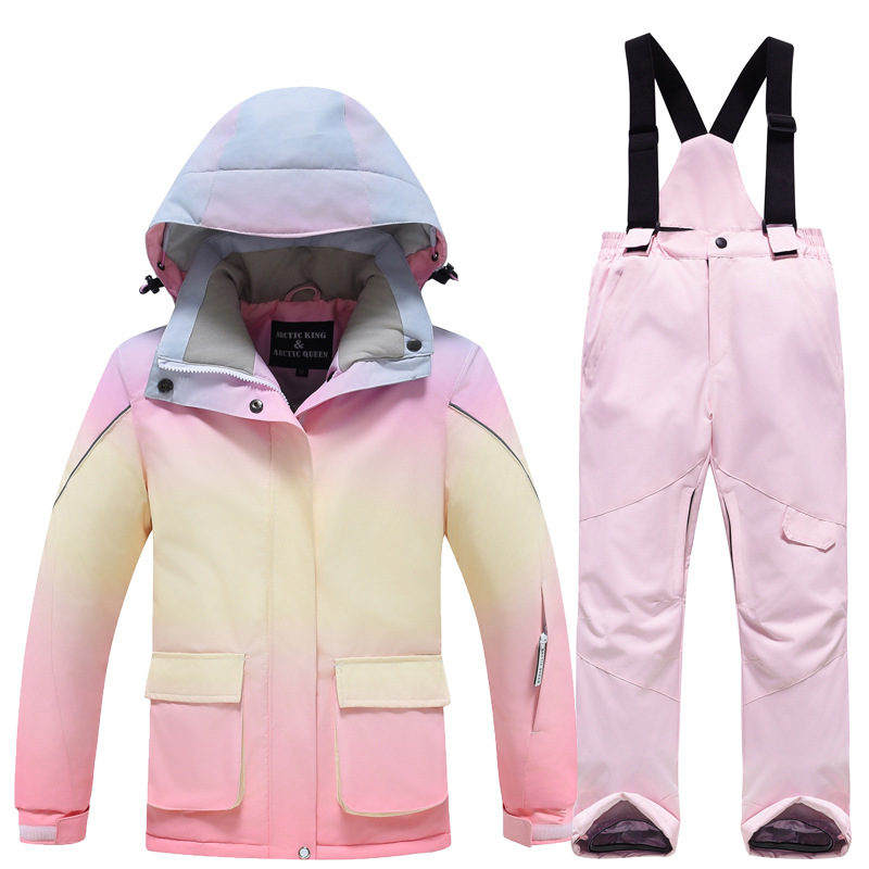 Outdoor Sport Waterproof Pants - 겨울 후드 자켓 바지 소녀 스노우