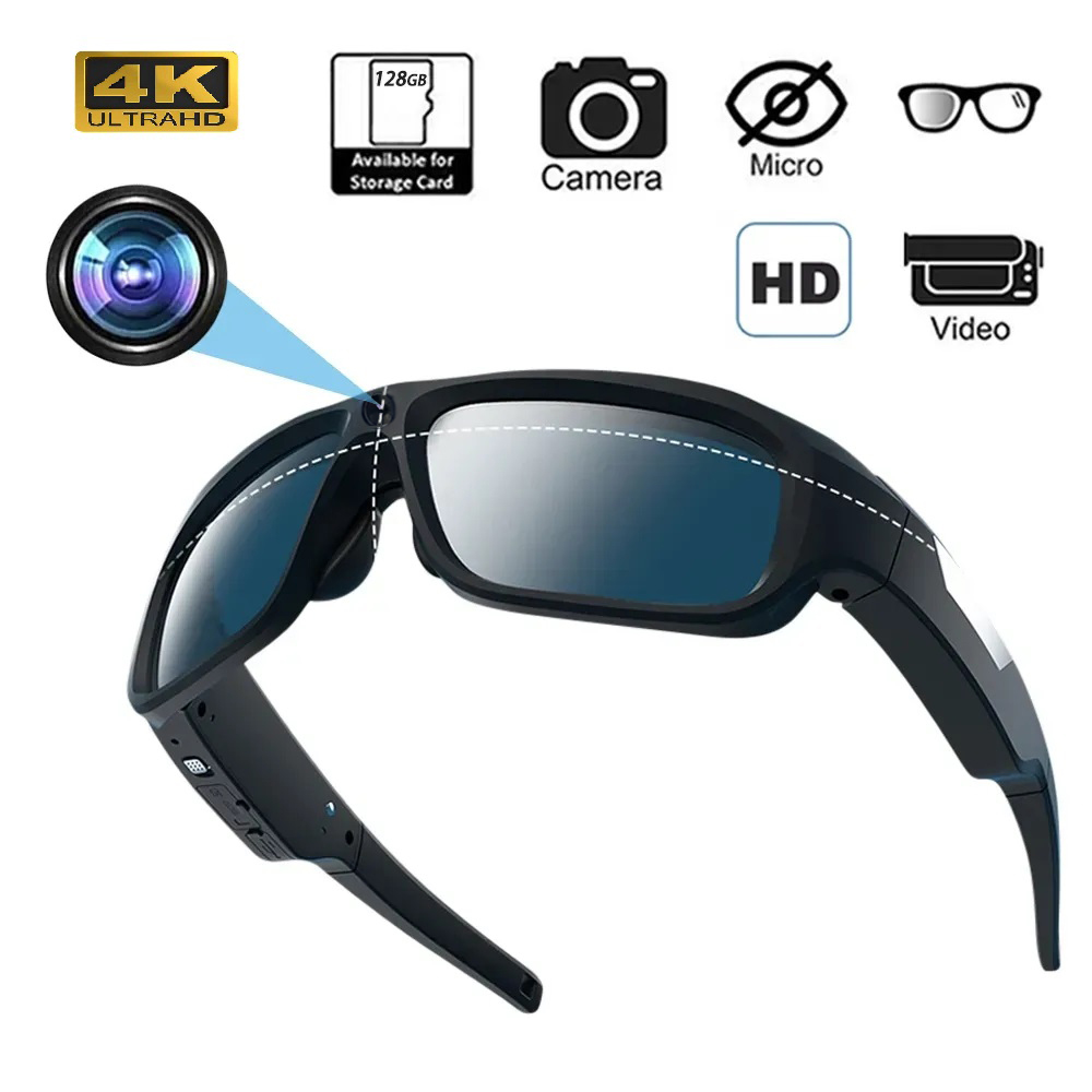 Outdoor Sport Gear - 4K HD 스마트 안경 카메라 미니