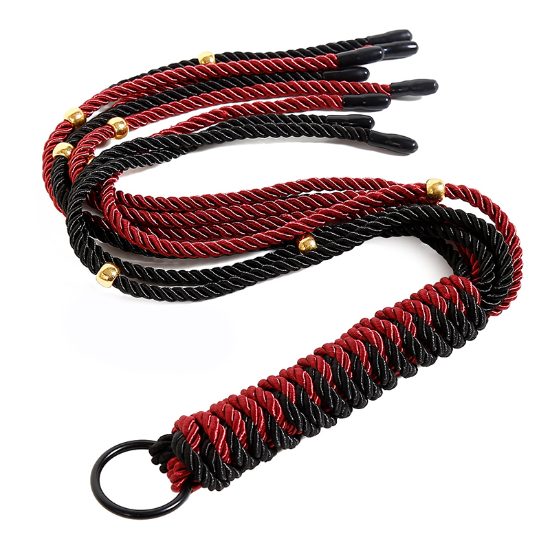 Riding Crop Dressage - 63cm 빨간색과 검은 색 더블 매치