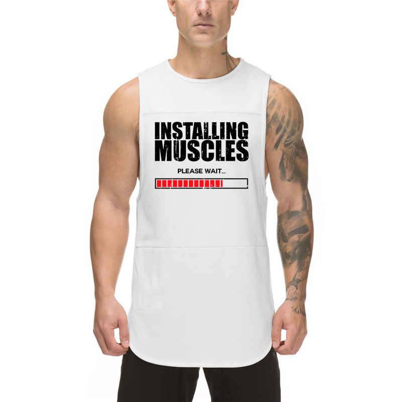 Trail Running Vest - 여름 남성 스포츠 조끼 심플 프린트