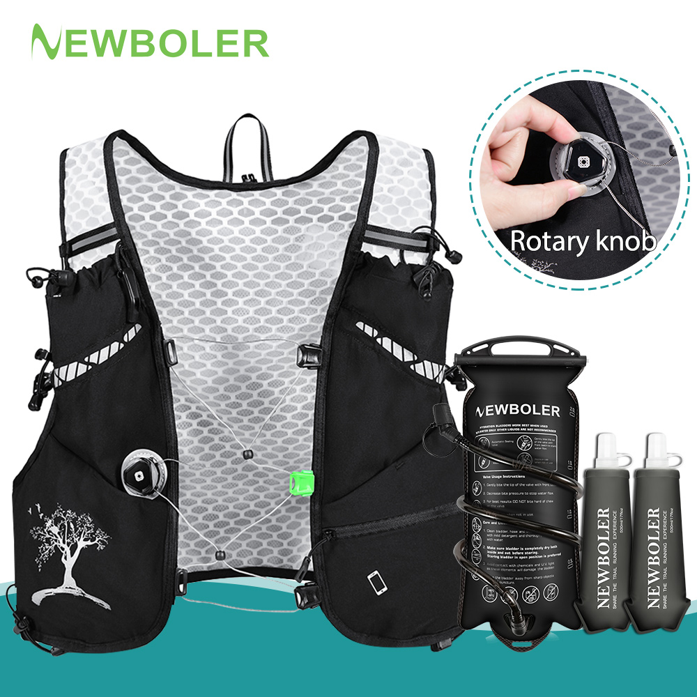 Trail Running Vest - NEWBOLER 8L 야외 트레일 러닝 백팩