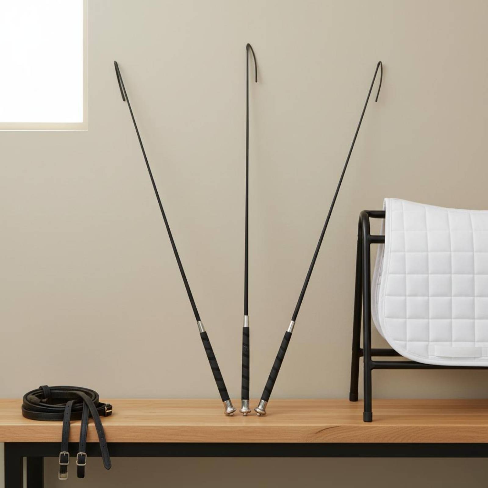 Riding Crop Dressage - 3피스 드레사지 훈련용 채찍, 유연한 드레사지