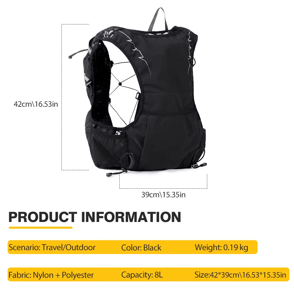 NEWBOLER 야외 트레일 러닝 백팩 8L 초경량 여 - Trail Running Vest 리뷰 및 가격