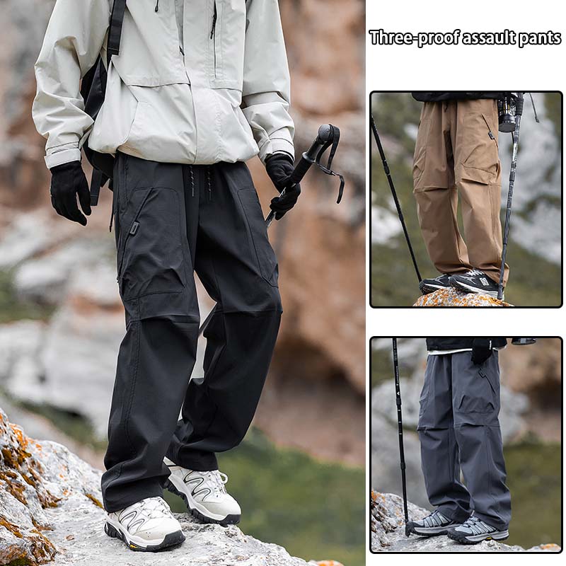 남성용 등산 바지 방풍 방수 사이클링 바지 하이킹 여행 - Outdoor Sport Waterproof Pants 리뷰 및 가격
