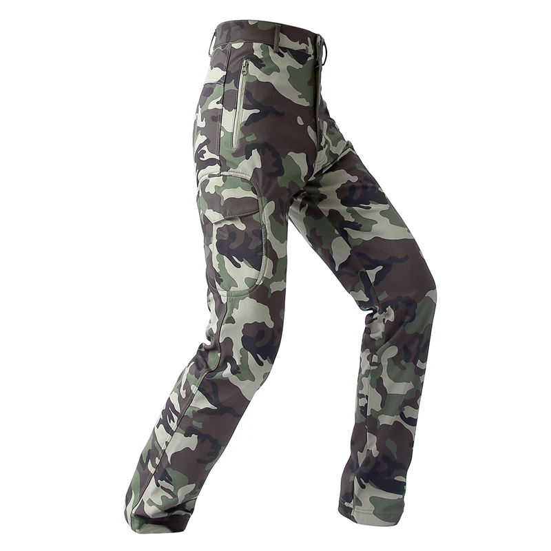 카모 사냥 상어 피부 Softshell 전술 위장 바지 - Outdoor Sport Waterproof Pants 리뷰 및 가격