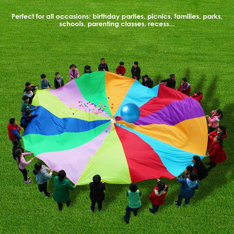 어린이를위한 무지개 낙하산 스포츠 개발 야외 무지개 우 - Outdoor Sports Umbrella 리뷰 및 가격