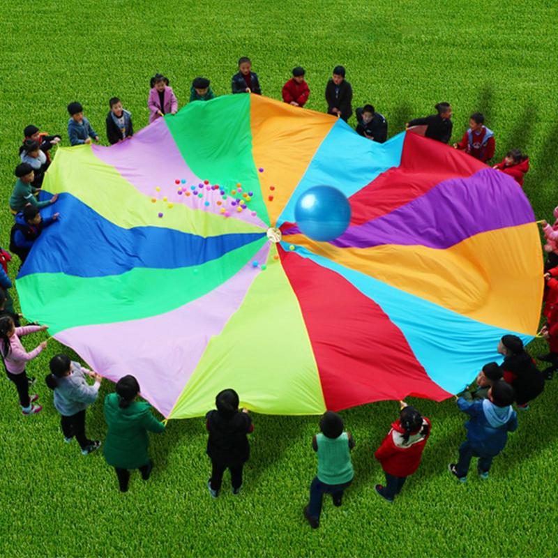 어린이를위한 무지개 낙하산 스포츠 개발 야외 무지개 우 - Outdoor Sports Umbrella 리뷰 및 가격