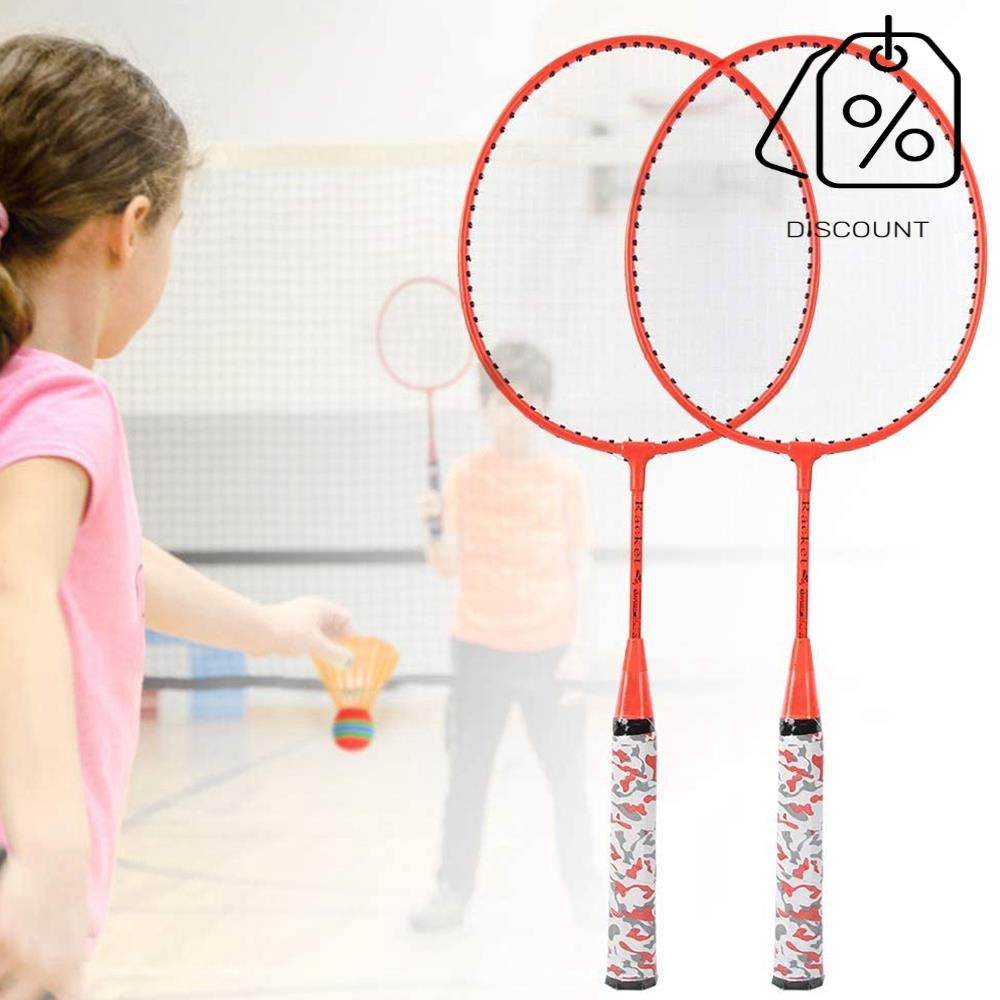 어린이를위한 배드민턴 라켓, 어린이 선수를위한 2 개의 - Indoor Sport And Outdoor Sports 리뷰 및 가격