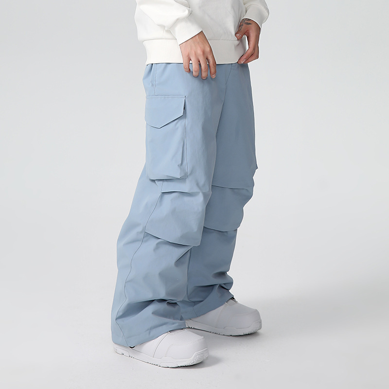새로운 남성 스키 바지 솔리드 스포츠 따뜻한 방풍 통기 - Outdoor Sport Waterproof Pants 리뷰 및 가격