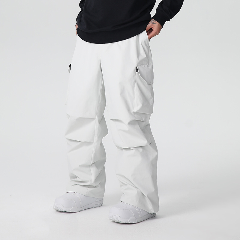 새로운 남성 스키 바지 솔리드 스포츠 따뜻한 방풍 통기 - Outdoor Sport Waterproof Pants 리뷰 및 가격