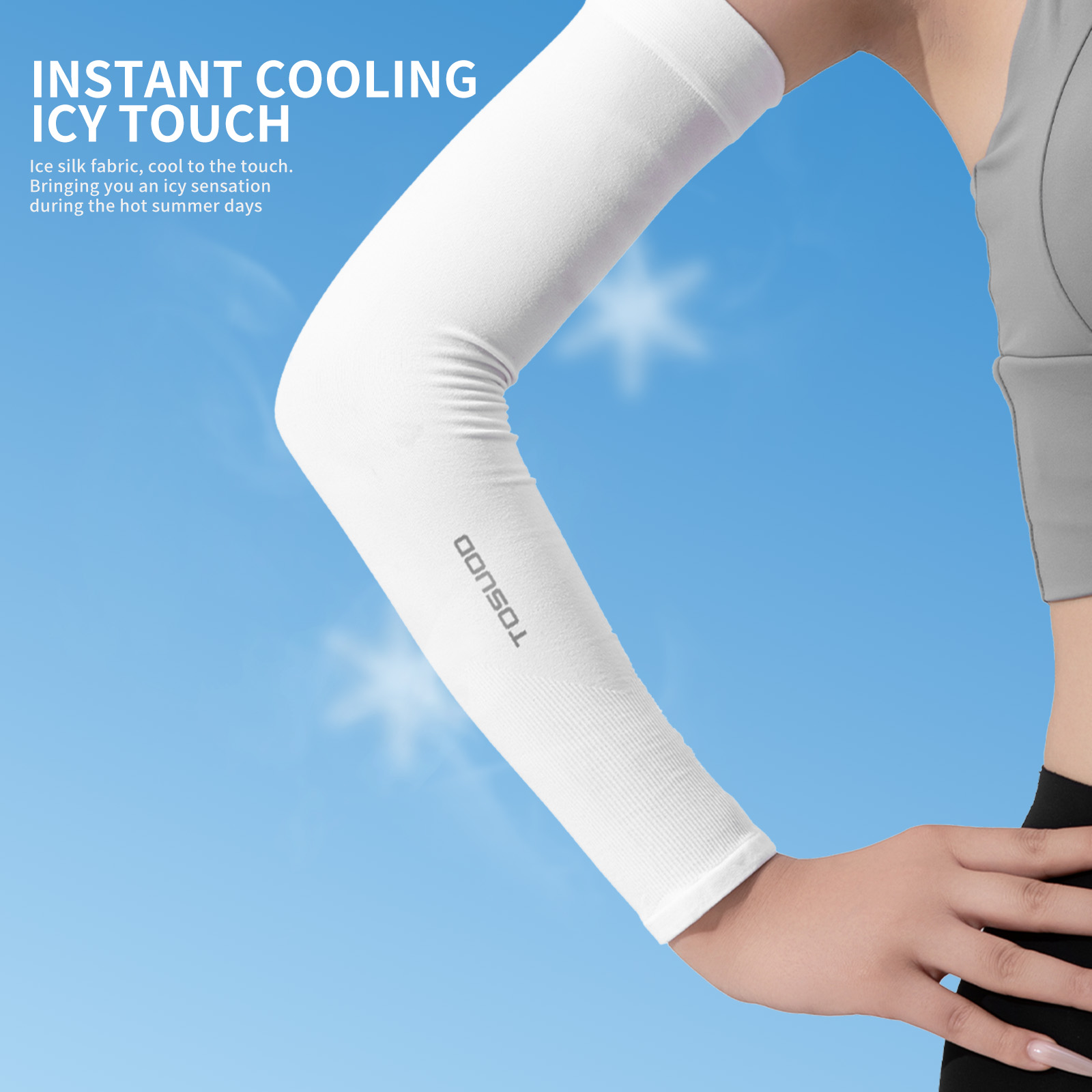 TOSUOD 아이스 실크 자전거 슬리브 여름 통기성 사 - Outdoor Sport Gear 리뷰 및 가격