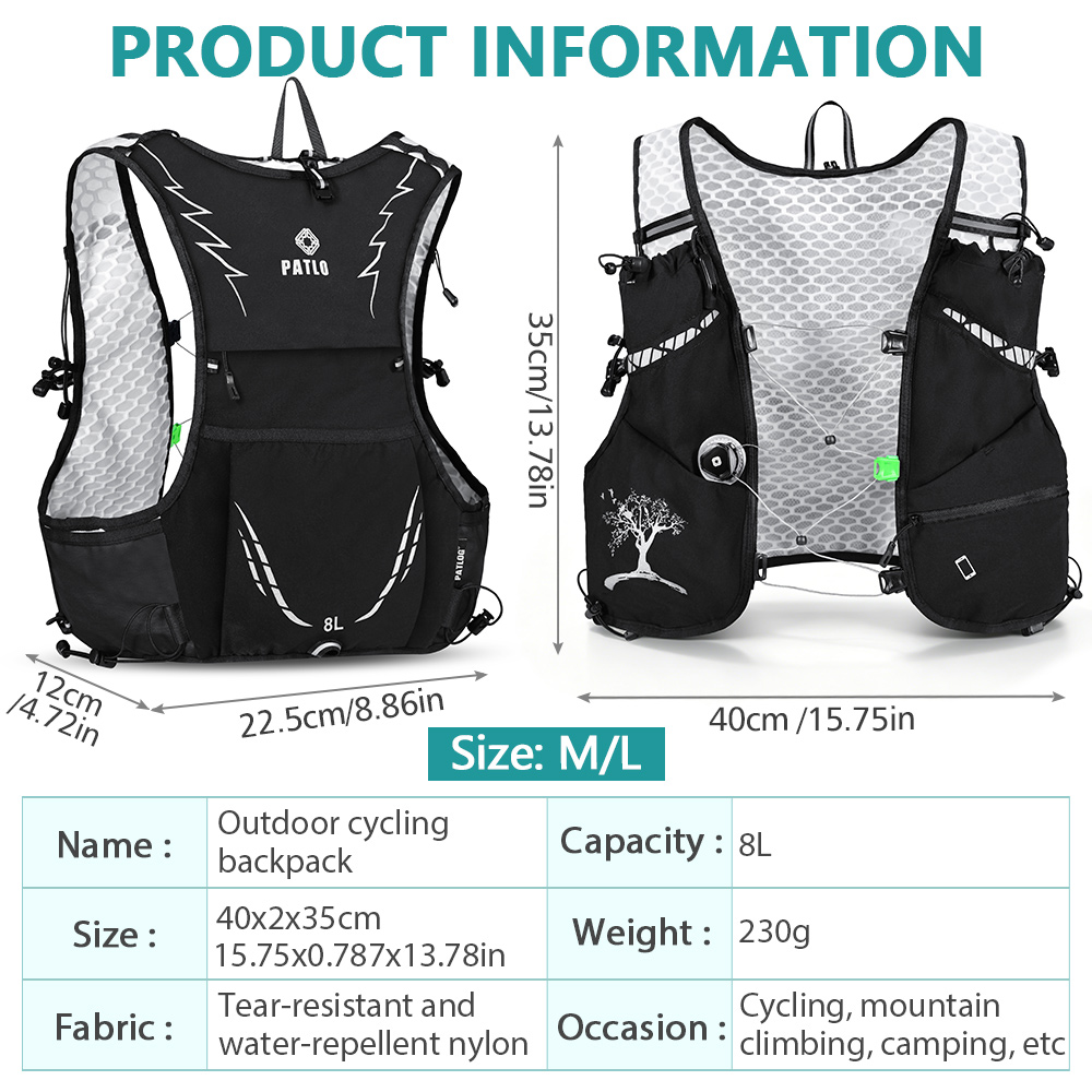 NEWBOLER 8L 야외 트레일 러닝 백팩 초경량 여 - Trail Running Vest 리뷰 및 가격
