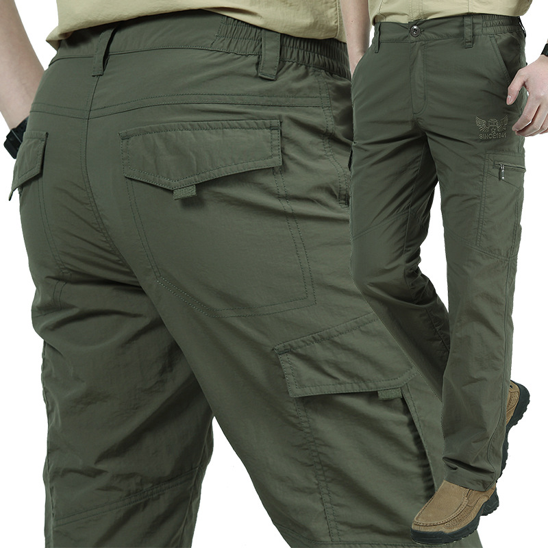 봄 여름 야외 빠른 건조 하이킹 바지 남자 등산 낚시  - Outdoor Sport Waterproof Pants 리뷰 및 가격