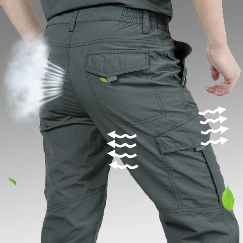 봄 여름 야외 빠른 건조 하이킹 바지 남자 등산 낚시  - Outdoor Sport Waterproof Pants 리뷰 및 가격