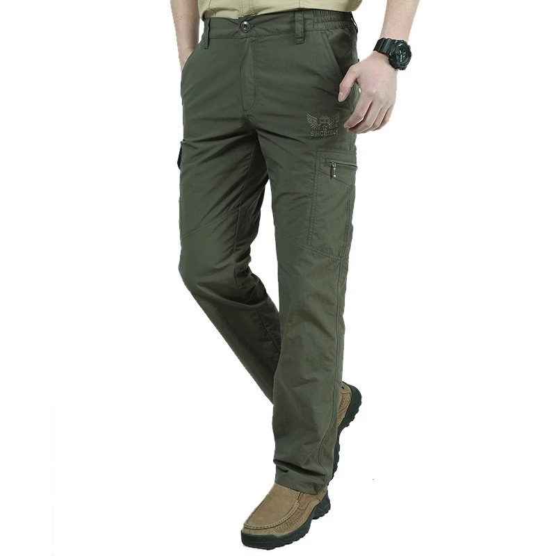 봄 여름 야외 빠른 건조 하이킹 바지 남자 등산 낚시  - Outdoor Sport Waterproof Pants 리뷰 및 가격